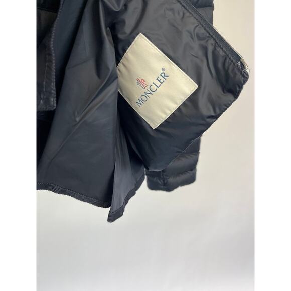 MONCLER Moncler Morvan Giubbotto Black Ultralight Puffer Coat Size 0 - Picture 3 of 6